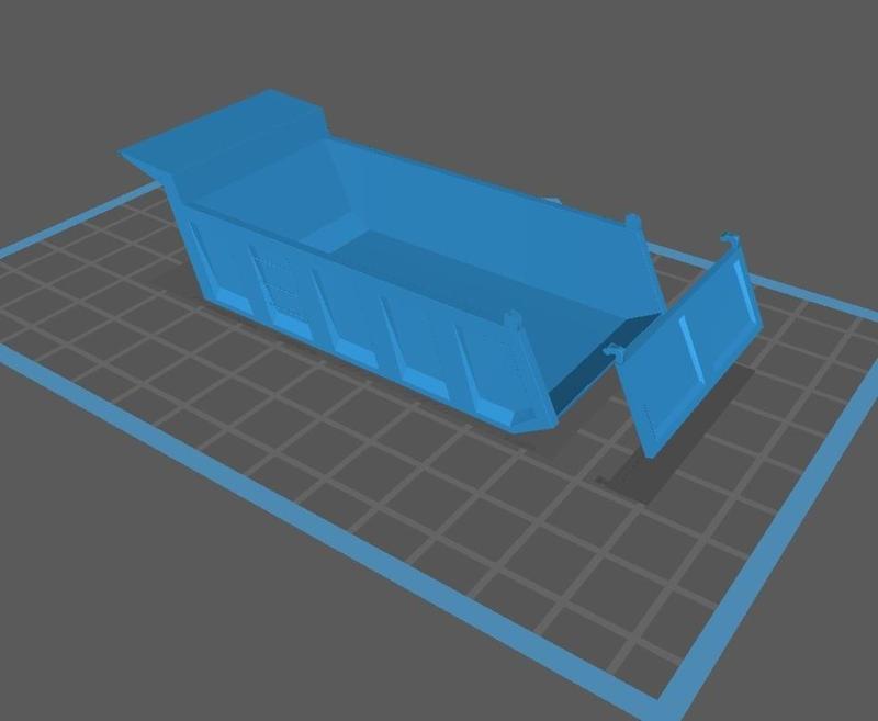 the body from the URAL dump truck