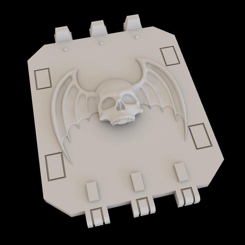 Land Raider or Spartan door (Night Lords) V2