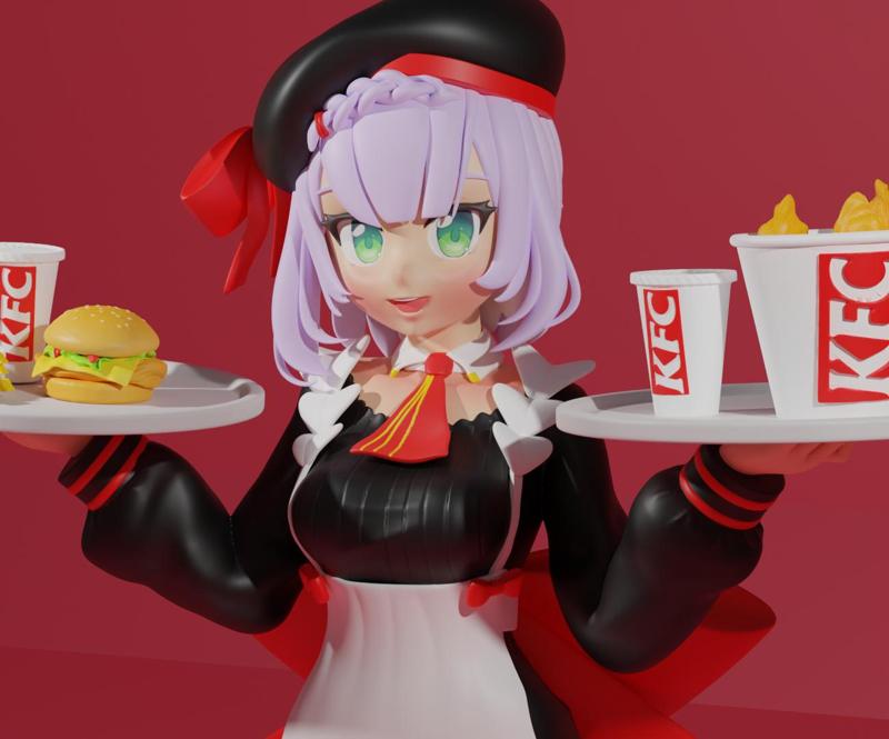 Noelle genshin impact KFC