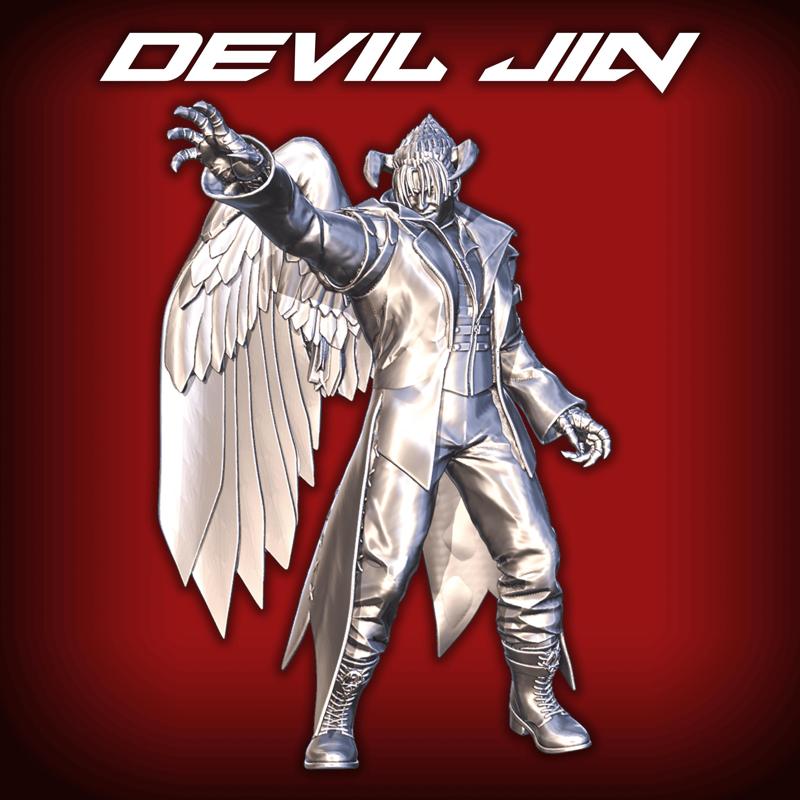 Tekken 8 - Devil Jin statue