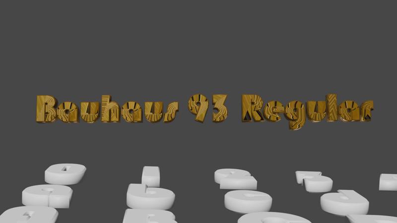 COMPLETE ABCDARIUM Bauhaus 93 Regular