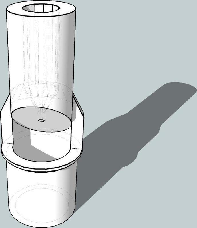 Newtonian telescope laser collimator - 1.25