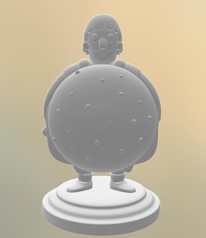 BOB'S BURGERS - Gene Rook CHESS PIECE