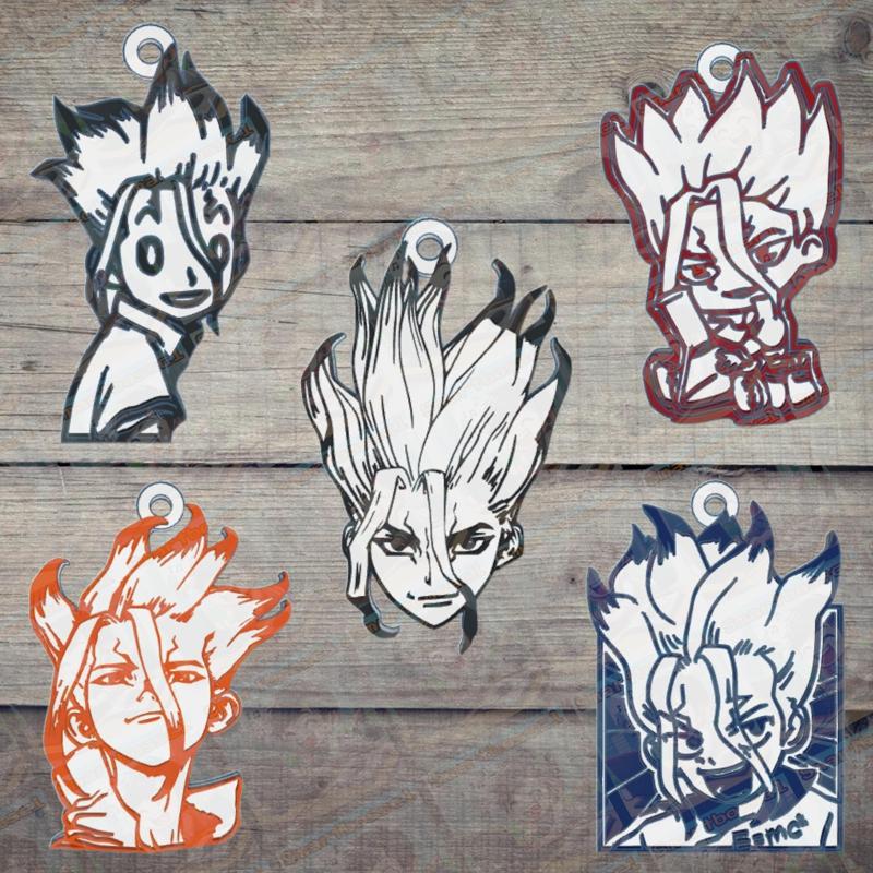 Dr Stone Key Rings - Dokutā Sutōn - Pack 4