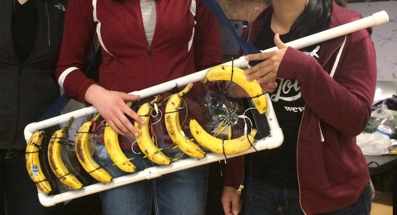 Banana Keytar - Laser Cut Acrylic, PVC