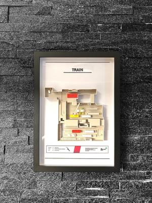 3D Printed Gaming Map "Train"