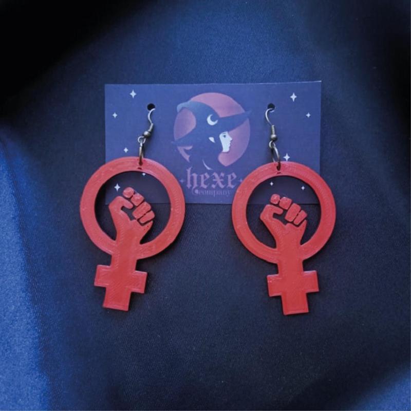Earrings "FEM