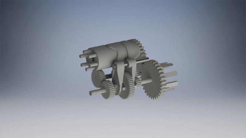 Working on a mini motorbike gearbox (3 speed)