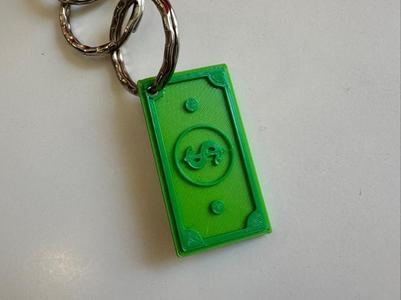Dollar keychain