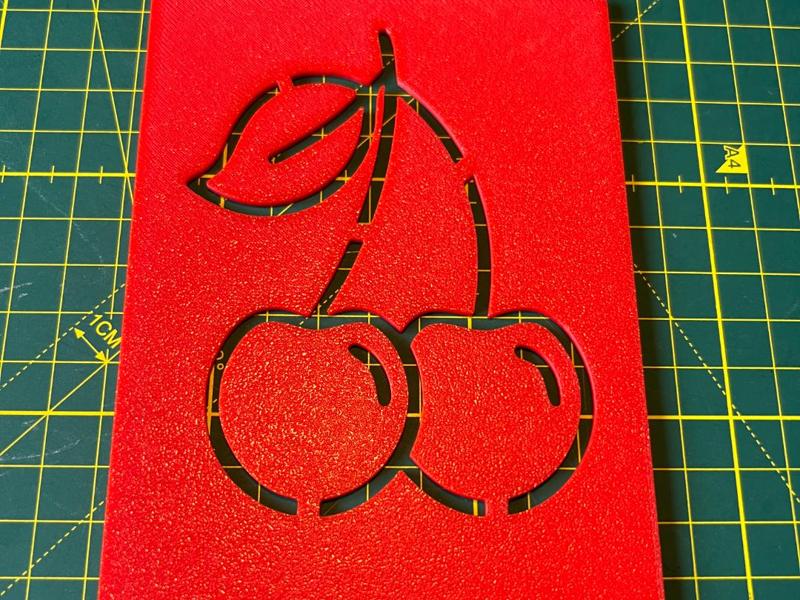 Montessori cherry coloring page