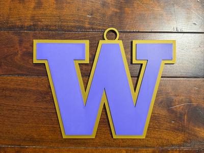 Washington Huskies Oversized Necklace Logo