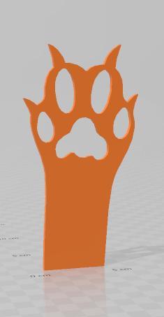 Bookmark PATA DE GATO bookmark sheet separator