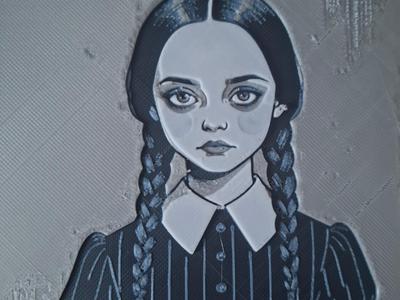 Wednesday Addams simple hueforge
