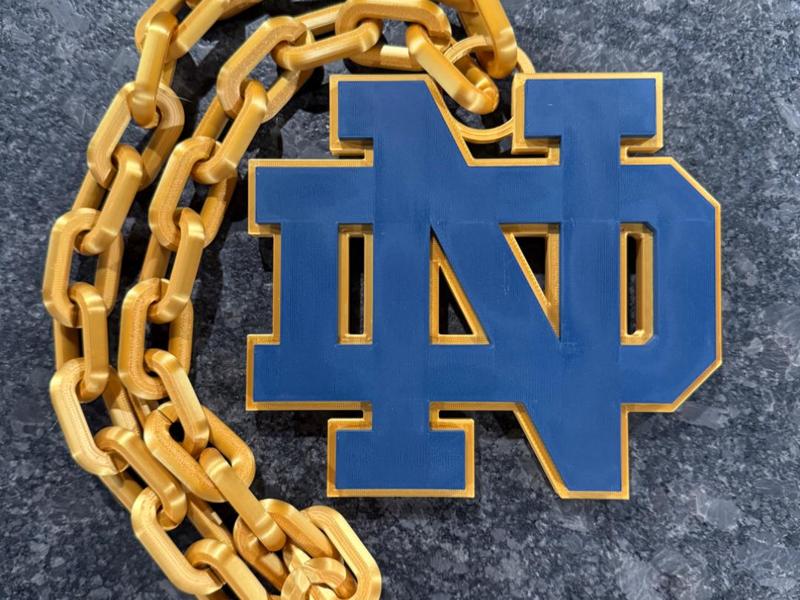 Notre Dame Turnover Chain