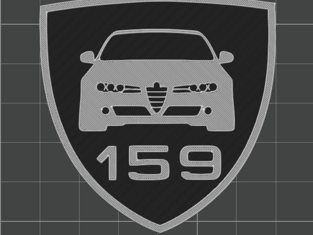 Alfa Romeo 159 Keychain