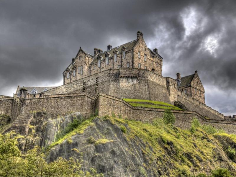 edinburgh castle lithophane