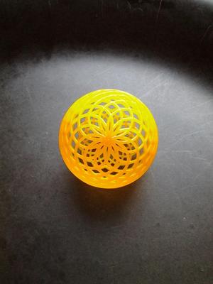 Spherical lattice