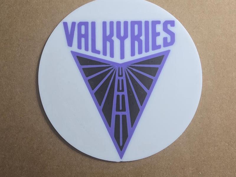 COASTER MASTER INSERT-WNBA GOLDEN STATE VALKYRIES