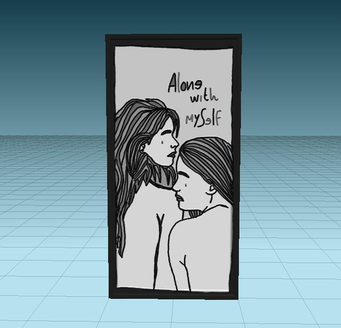 Two Girls Litophanes