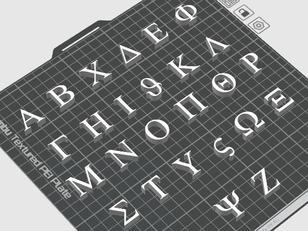 Alphabet Style -Greek-