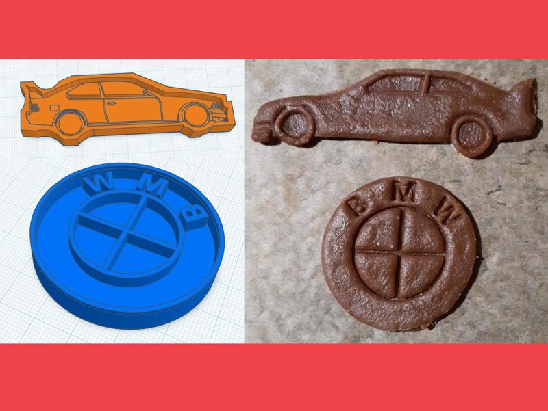 BMW E36 M3 cookie cutter gingerbread foremka wykrawacz do piernika