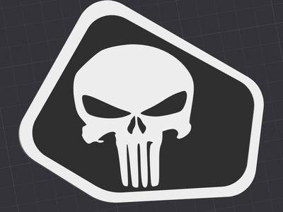 Indian Scout Frame Cover SKULL