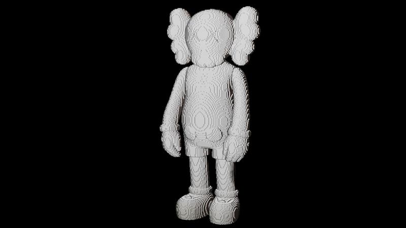 voxel Kaws