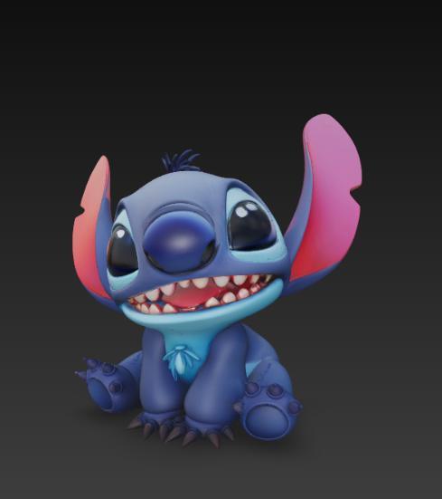 Stitch - Collectable figure 01 smile