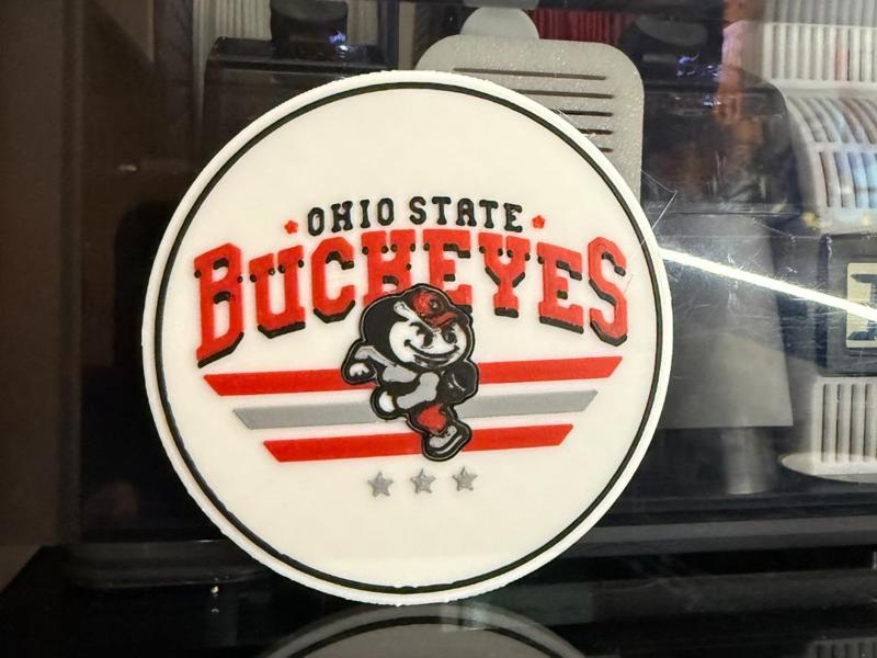 OHIO STATE BUCKEYES COASTER 