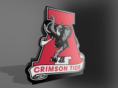 Alabama Crimson Tide 80's Logo