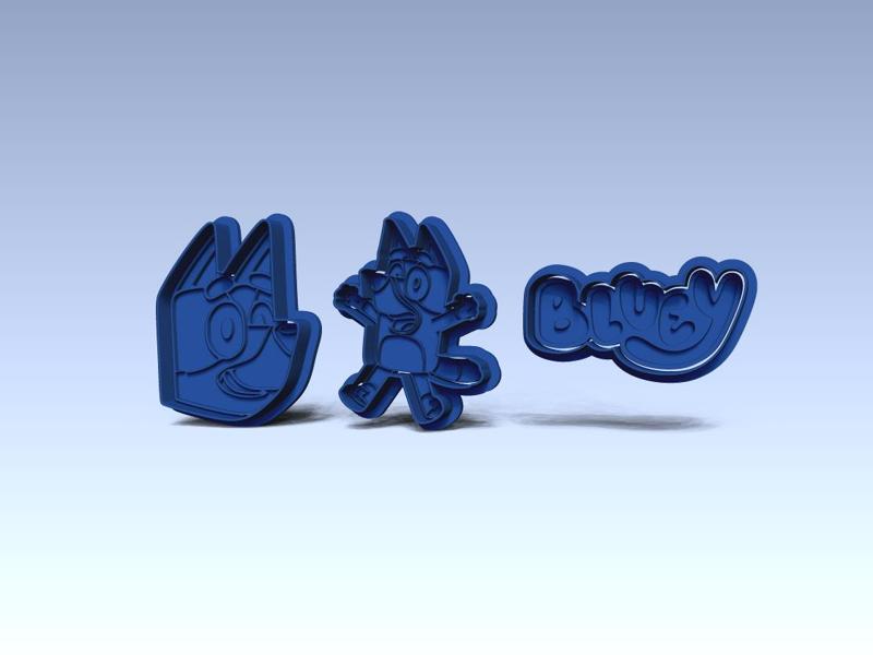 COOKIE CUTTER + BLUEY STAMP