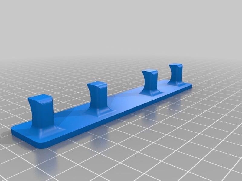 Double razor holder for the shower