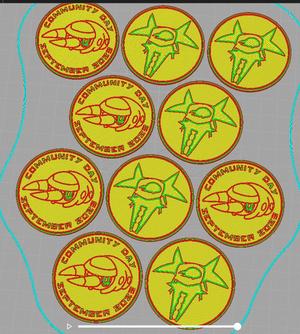 Pokemon Go Community Day #75 coin - Grubbin