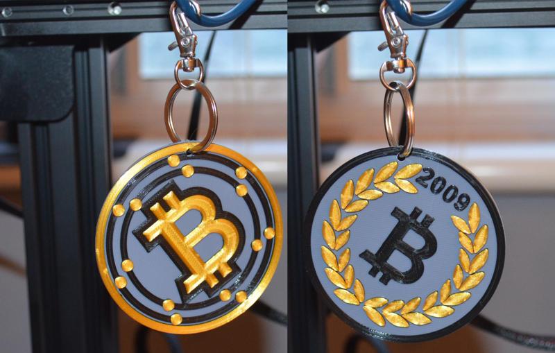 Crypto Keychain/Keyring BTC-Bitcoin