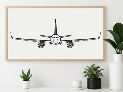 A320 NEO (Silhouette)