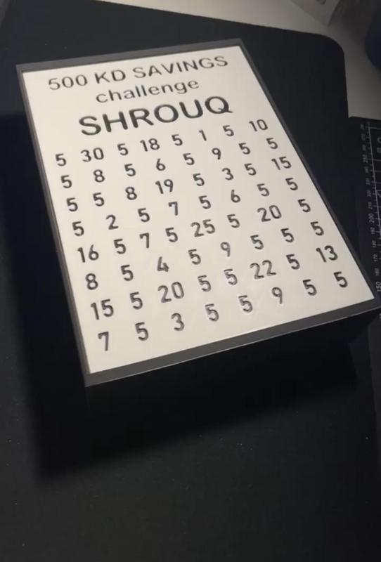 500 Savings Challenge