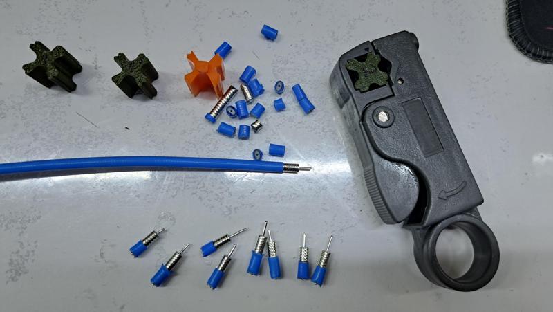 Nozzle to Coaxial Cable Stripper G10 RG402 (RG142)