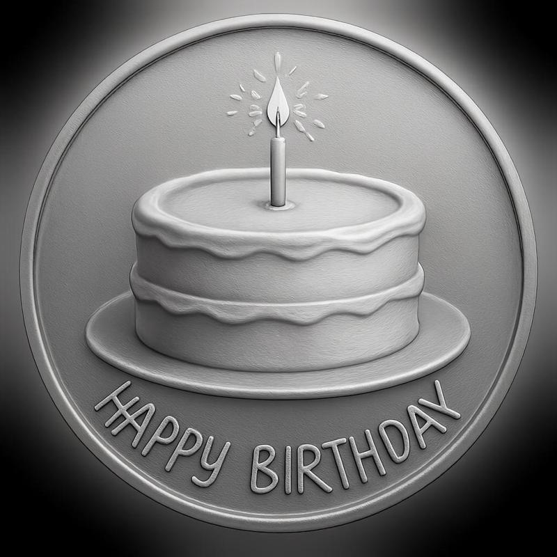 happy birthday you're the best coin token double sided