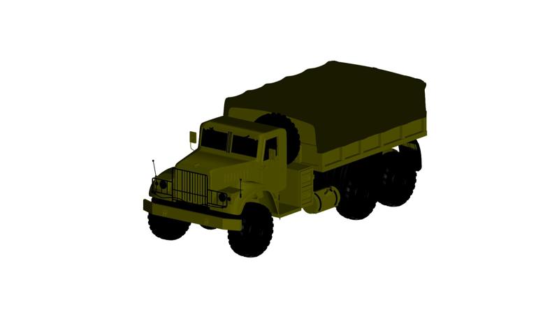 kraz army truck