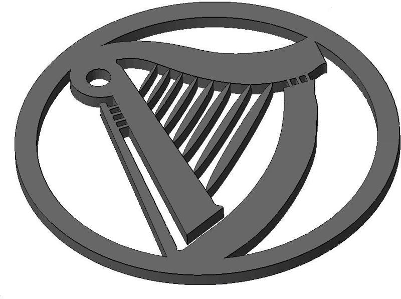 Harp Beermat