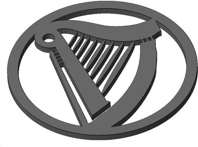 Harp Beermat