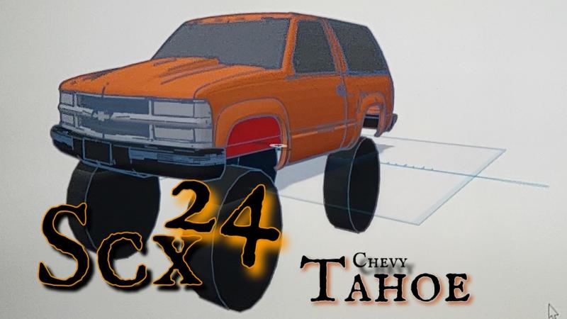 SCX24 Chevy Tahoe Body Kit
