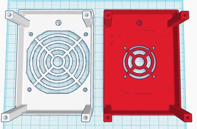 Cover / 40mm, 70mm Fan Mount for Geeetech GT2560