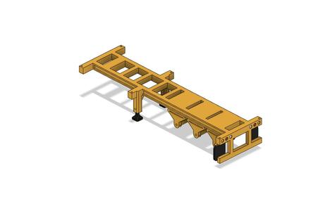 1:64 20ft Container Trailer