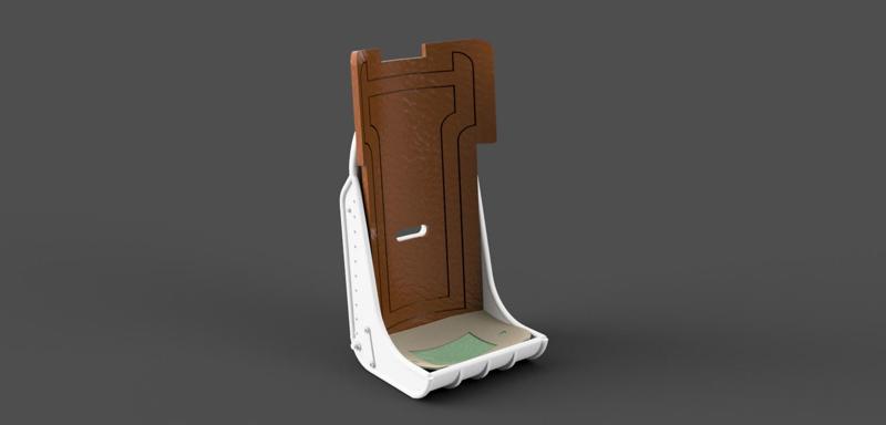 HAWKER HURRICANE SEAT W/FINNISH ARMOR - 1/72 SCALE