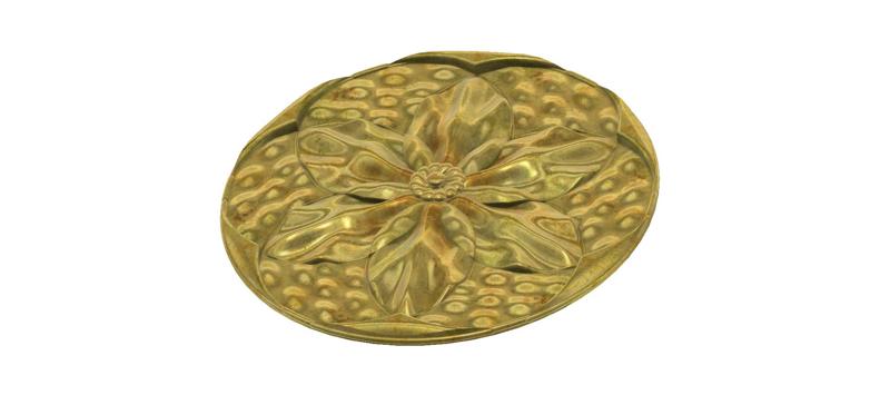 Organic real 3D Relief Round Rope Rosette For CNC building decor ceiling or wall mounting for decoration "ceiling-decor-09" 3d print