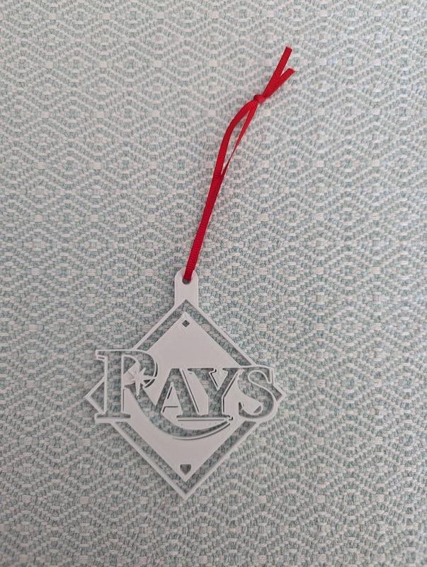 Tampa Bay Rays Christmas Ornament