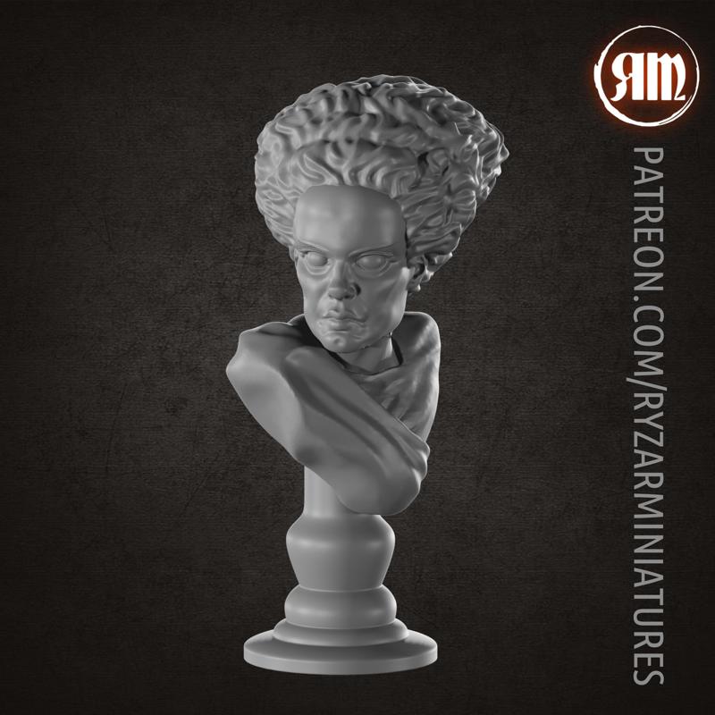 Bride of Frankenstein bust