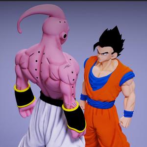 Gohan vs Boo Statue