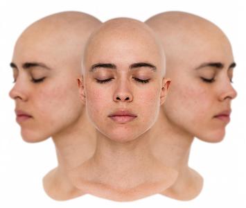Margaret Qualley likeness sculpt 3D model